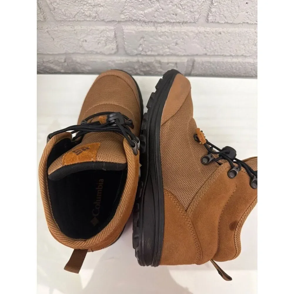 Columbia Youth Fairbanks Omni-Heat Tan Waterproof Boots Size 5